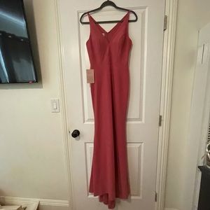 Bhldn wedding guest maxi dress
